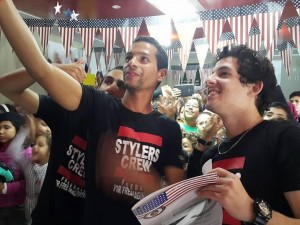 مجموعة STYLERS-CREW في ضيافة المعهد الأمريكي بتمارة