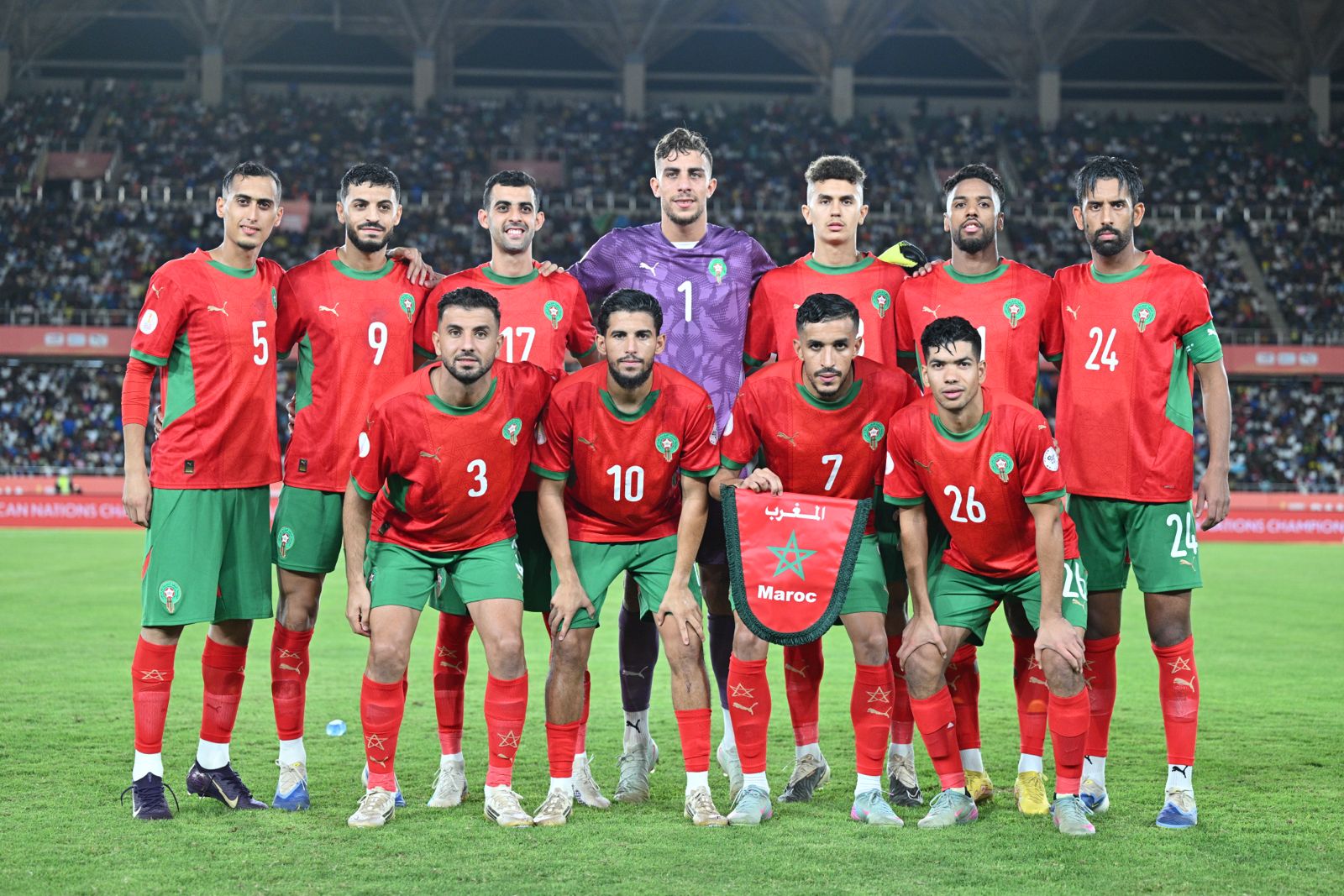 المنتخب المغربي يتأهل إلى نصف النهائي شان 2024